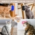 Catnip auto-groomer com catnip gato macio canto parede massagem gato pente escov - comprar online