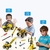 100 Pcs Engenharia Caminhão Brinquedos de Construção Bloco Cidade Construçã