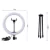 Anel Ring Light 8 Pol + Tripé De Mesa + Suporte Cel Video - loja online