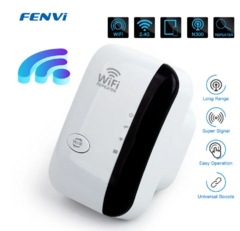WIFI Repetidor Extensor Remoto Wifi Amplificador - Sem Fio 300Mbps