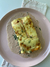 Lasagna de verdura con rosa