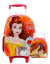 KIT MOCHILA COM RODINHAS + LANCHEIRA + ESTOJO BELA E A FERA (11530)