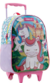 KIT MOCHILA COM RODINHAS + LANCHEIRA + ESTOJO UNICÓRNIO (12330) - comprar online