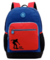 KIT MOCHILA COSTAS + ESTOJO AZUL COM VERMELHO SK8 VIBES XERYUS (12717)