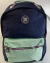 MOCHILA COSTAS XERYUS AZUL MARINHO COM VERDE ( 12551)
