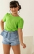 Short jeans com pochete