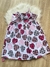Vestido alça babadinho estampado xadrez - comprar online