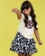 Conjunto Menina vaquinha saia - comprar online