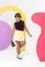 conjunto menina short saia alfaiataria - comprar online