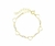 PULSEIRA INFANTIL CORACAO COM PEROLAS