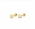BRINCO INFANTIL PEROLA 6MM FOLHEADO A OURO