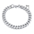 Pulseira masculina Vnox 3-11mm Chunky Miami Curb Chain, pulseira de corrente cub - newshop
