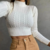 Blusinha Cropped Tricot Modal com Tranças Feminina - comprar online
