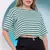 Blusa Cropped Listrada Feminina Verão - comprar online