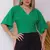 Blusa transpassada cropped feminina decote v morcego - Descoladinha: Moda, Beleza e Casa a Seu Estilo ツ