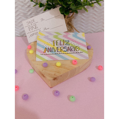 Cartão Tag Feliz Aniversário - 9x5cm - Pronta entrega - 25/50/100 unidades - comprar online