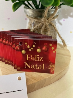 50 Mini tag de Natal para sacola, embalagem e presente - Pronta entrega - comprar online