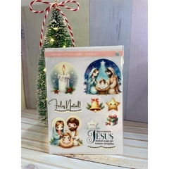 Adesivos DTF UV - Adesivos de Natal - Pronta entrega - comprar online