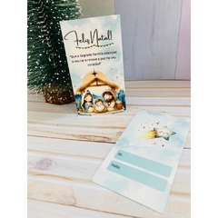 Cartões Tag de Natal - Presépio - 9x5cm - Pronta entrega - 25/50/100 unidades - comprar online
