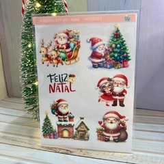 Adesivos DTF UV - Adesivos de Natal - Pronta entrega - comprar online
