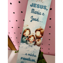 Marca Página Católico - Sagrada Família - Presépio - Pronta Entrega - 25/50/100 unidades - Tag pra mim