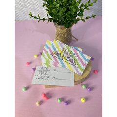 Cartão Tag Feliz Aniversário - 9x5cm - Pronta entrega - 25/50/100 unidades na internet