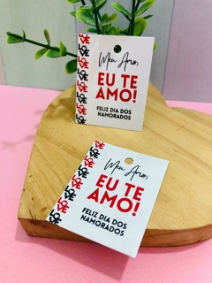 Mini tag dia dos namorados - 5x4,5cm - Pronta entrega na internet