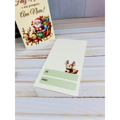 Cartões Tag de Natal - Noel - 9x5cm - Pronta entrega - 25/50/100 unidades na internet