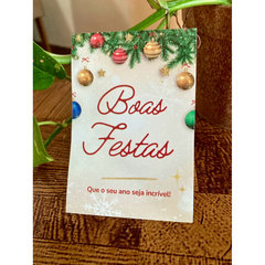 Mini Folhetos Boas Festas - Natal - Pronta entrega