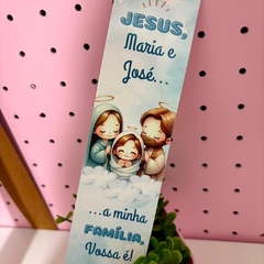 Imagem do Marca Página Católico - Sagrada Família - Presépio - Pronta Entrega - 25/50/100 unidades