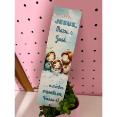 Marca Página Católico - Sagrada Família - Presépio - Pronta Entrega - 25/50/100 unidades na internet