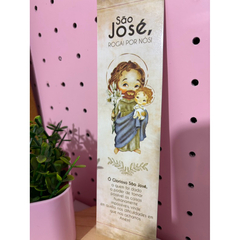 Marca Página Católico - São José - Marcador de Bíblia - Pronta Entrega - 25/50/100 unidades - loja online