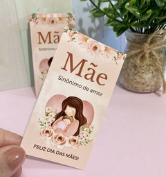 25 unid Cartões Dia das Mães - "SInônimo de amor" na internet