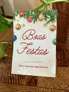 50 Mini Folhetos Boas Festas na internet