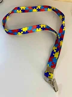 Cordão para crachá - Autismo - identificação autista - comprar online