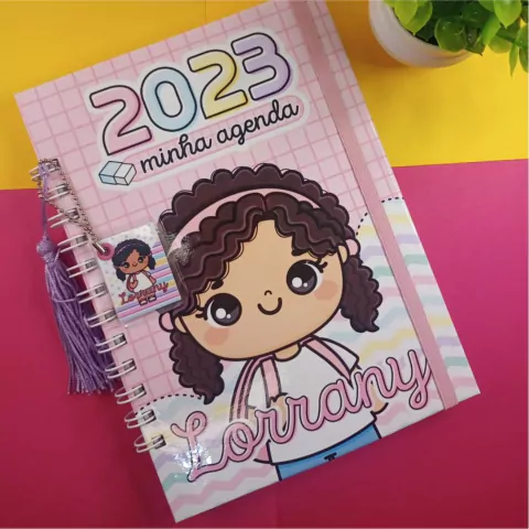 Agenda Escolar A5 - 2 dias por página