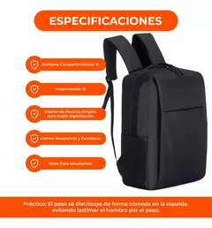 Mochila Urbana Antirrobo con Puerto USB y Porta Notebook 15.6” – Modelo 1803 en internet