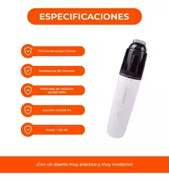 Aspiradora Para Auto Recargable Usb Silenciosa - comprar online