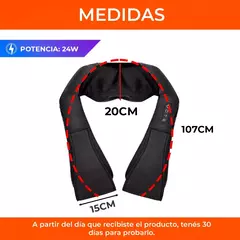 Masajeador Eléctrico Shiatsu Multifunción – Cervical, Hombros, Piernas y Más en internet