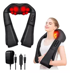 Masajeador Eléctrico Shiatsu Multifunción – Cervical, Hombros, Piernas y Más