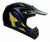 CAPACETE NEW SIX CROSS PRETO C-AMARELO-AZUL TAM 58 EBF - comprar online