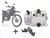 PINCA FREIO INFERIOR CILINDRO MESTRE XTZ 125 TTR 125/230 ALLEN