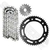 KIT RELACAO BROSS 150 2009-15 428X128X49X17 ACO 1045 BRAVO RACING