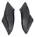 CARENAGEM LATERAL FAROL TITAN 150 11-12-13 KS PRETO SPORTIVE