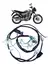 CHICOTE PRINCIPAL CG 150 TITAN KS 2004/2008 CONDOR