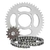 KIT RELACAO YBR 125 03-08-FACTOR PRATA ACO 1045 428X45TX14TX118L BRAVO