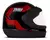 CAPACETE SPORT MOTO SM PRETO C-ADES VERMELHO TAM 56 TORK - comprar online