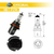 LAMPADA HB1 12V 45-65W HELLA FAROL ALTO-BAIXO - comprar online