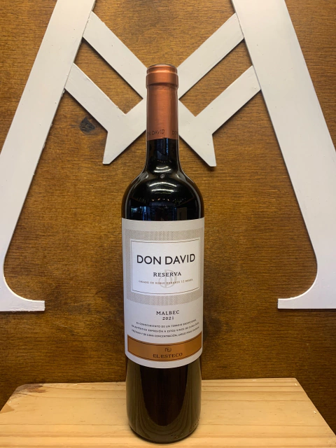 DON DAVID Reserva Malbec | BODEGA EL ESTECO