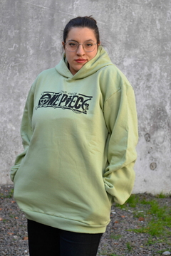 Buzo one piece doble estampa verde claro